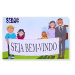 Cartão Boas Vindas para Pré-Adolescentes(10 unidades)